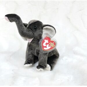 2000 Ty Beanie Baby Trumpet the Elephant w/ Multiple Tag Errors Great Condition.